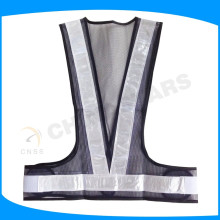 custom black mesh china safety vests reflective